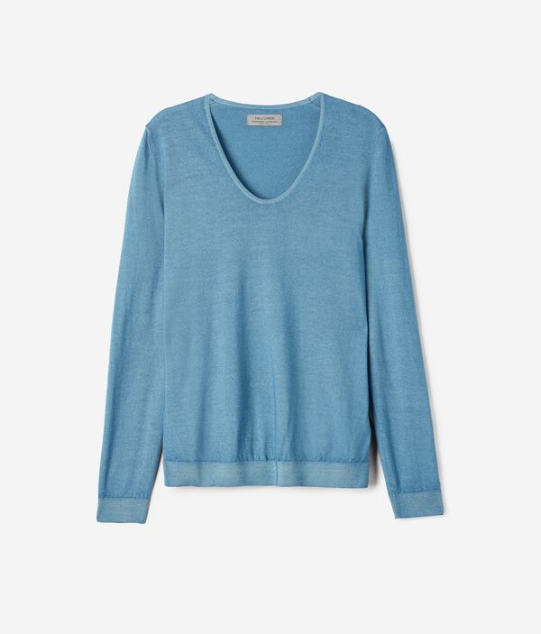 Ultrafine V-neck Cashmere Sweater