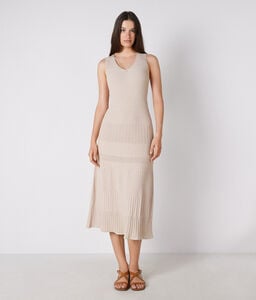 Cotton and Lamé Yarn Dress