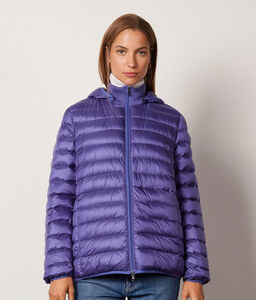 Down Jacket with Removable Hood