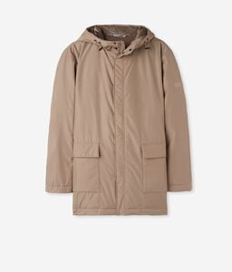 Ultrafine Cashmere Short Quilted Parka Jacket