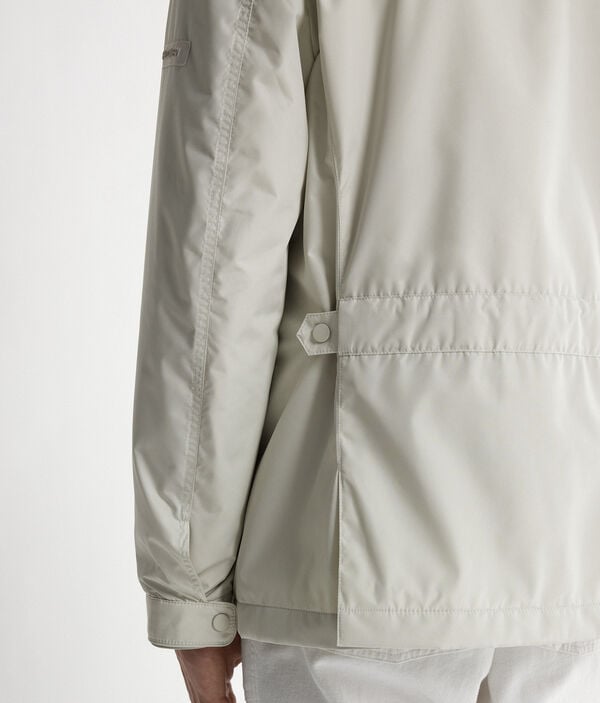 Куртка-сафари с подкладкой из кашемира