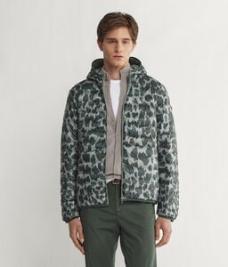 Printed Cashmere Down Jacket