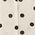 black polka dot on butter ground print - 8990