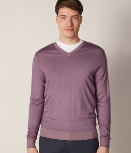 FILO V-NECK TAUPE PULLOVER JERSEY – Men's Clothing Store